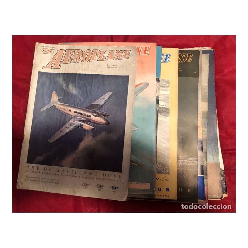 THE AEROPLANE-MAGAZINE-13 REVISTAS AVIACION-AÑOS 1945/46. THE AEROPLANE-MAGAZINE-13 REVISTAS AVIACION-AÑOS 1945/46.
