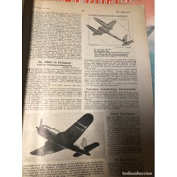 THE AEROPLANE-MAGAZINE-13 REVISTAS AVIACION-AÑOS 1945/46.