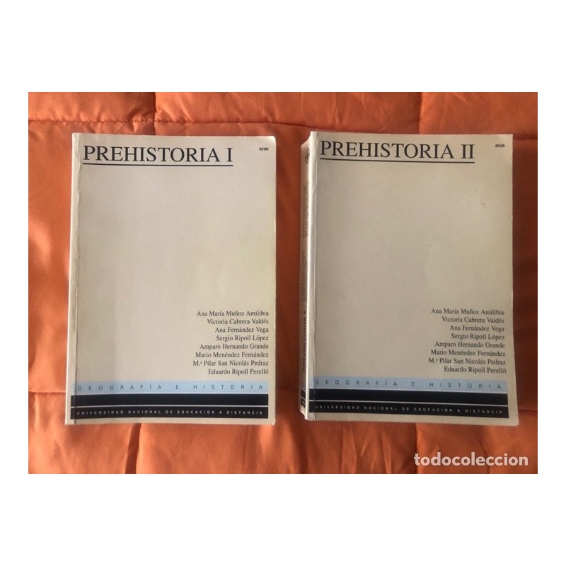 PREHISTORIA-TOMO I Y II -UNED-ANA MARIA MUÑOZ-AÑO 1997