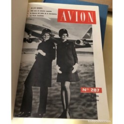 AVION-REVISTA AERONAUTICA AVION- 4 TOMOS COMPLETOS-48 NUMEROS-AÑOS 1970 AL 1973.