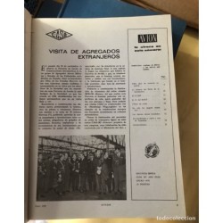AVION-REVISTA AERONAUTICA AVION- 4 TOMOS COMPLETOS-48 NUMEROS-AÑOS 1970 AL 1973.