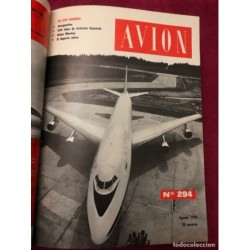 AVION-REVISTA AERONAUTICA AVION- 4 TOMOS COMPLETOS-48 NUMEROS-AÑOS 1970 AL 1973.