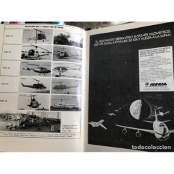 AVION-REVISTA AERONAUTICA AVION- 4 TOMOS COMPLETOS-48 NUMEROS-AÑOS 1970 AL 1973.