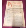 CONTE BIANCAMANO-TRASATLANTICO ITALIANO-PARTE DIARIO-PROGRAMMA DELLA GIORNATA-ORIGINAL-AÑO 1952.