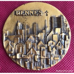 Bretaña -Rennes Europeade 1984-Medalla-Medal.