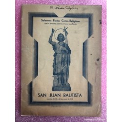 LA ENCINA-VILLENA-ALICANTE-ESPAÑA-PROGRAMA DE FIESTAS-AÑO 1945.