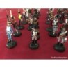 ALMIRALL PALOU-COLECCIÓN DE 30 SOLDADITOS DE PLOMO LAS GUERRAS NAPOLEÓNICAS- PEANA ORIGINAL.