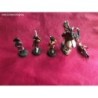 ALMIRALL PALOU-COLECCIÓN DE 30 SOLDADITOS DE PLOMO LAS GUERRAS NAPOLEÓNICAS- PEANA ORIGINAL.