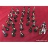 ALMIRALL PALOU-COLECCIÓN DE 30 SOLDADITOS DE PLOMO LAS GUERRAS NAPOLEÓNICAS- PEANA ORIGINAL.