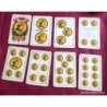 BARAJA ANTIGUA SIMEON DURA-VALENCIA-NAIPES INTRANSPARENTES UNA SOLA HOJA Nº 25-G .COMPLETA.48 CARTAS