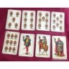BARAJA ANTIGUA SIMEON DURA-VALENCIA-NAIPES INTRANSPARENTES UNA SOLA HOJA Nº 25-G .COMPLETA.48 CARTAS