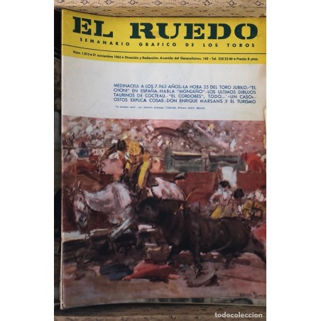 EL RUEDO-REVISTA TAURINA-AÑOS 1962 1965-153 REVISTAS.