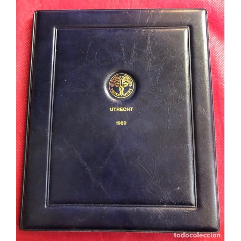 MUNTSET NEDERLAND 1989-PROOF- 7 COINS-PAÍSES BAJOS-7 MONEDAS EN SU ESTUCHE.