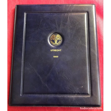 MUNTSET NEDERLAND 1989-PROOF- 7 COINS-PAÍSES BAJOS-7 MONEDAS EN SU ESTUCHE.