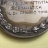Assozciazione della Stampa Romana-VIRGINIO ENRICO-AÑO 1916- Medalla de plata contrastada de 800.