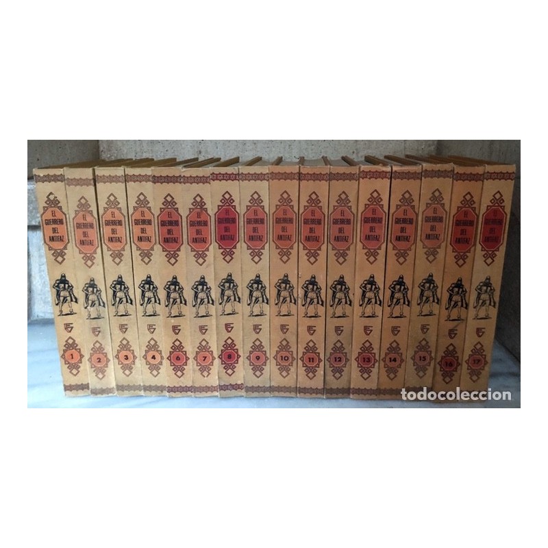 EL GUERRERO DEL ANTIFAZ-EDITORA VALENCIANA-COLECCIÓN COMPLETA DE 17 TOMOS-AÑOS 70.