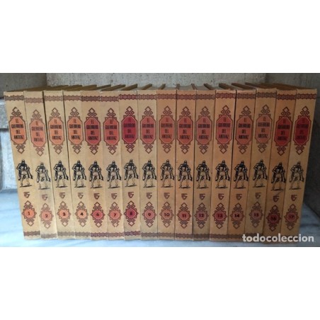 EL GUERRERO DEL ANTIFAZ-EDITORA VALENCIANA-COLECCIÓN COMPLETA DE 17 TOMOS-AÑOS 70.