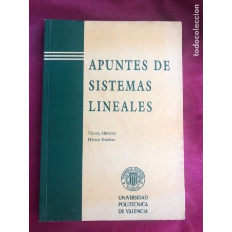 Apuntes de Sistemas Lineales-AÑO 2000