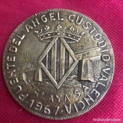 PUENTE DEL ÁNGEL CUSTODIO-ATALAYA-VALENCIA-AÑO 1967.