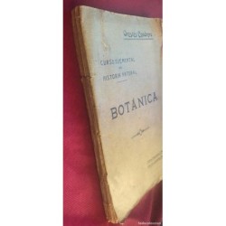 BOTANICA-CURSO ELEMENTAL DE HISTORIA NATURAL-ORESTES CENDRERO-SANTANDER-AÑO 1916.