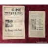 CINE MAGAZINE-2 NÚMEROS-FRANCIA.-AÑOS 50.