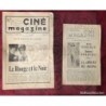 CINE MAGAZINE-2 NÚMEROS-FRANCIA.-AÑOS 50.