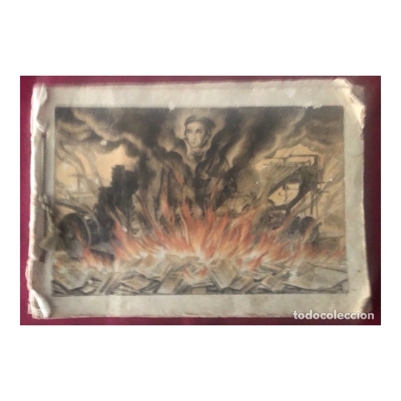 EDITORIAL LUIS VIVES-ZARAGOZA-DESTROZOS DE LA GUERRA CIVIL ESPAÑOLA DE LA EDITORIAL LUIS VIVES.RARO.