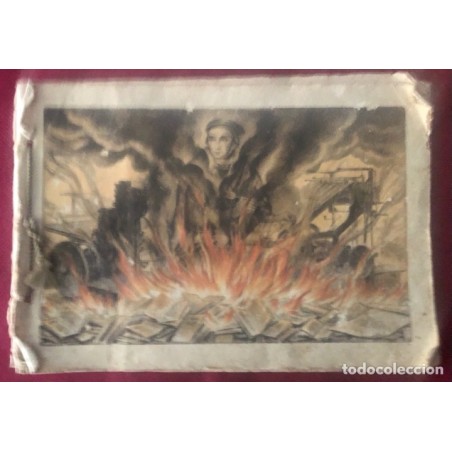 EDITORIAL LUIS VIVES-ZARAGOZA-DESTROZOS DE LA GUERRA CIVIL ESPAÑOLA DE LA EDITORIAL LUIS VIVES.RARO.