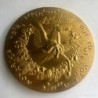 Médaille VOEUX ,QUE TOUTE VOTRE ANNEE SE NOURRISSE DE VOTRE ESPERANCE-MEDALLA BRONCE-AÑO 1973.