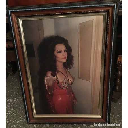 SARA MONTIEL-LIENZOGRAFIA ENMARCADA.