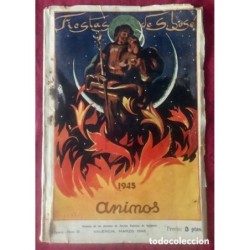 FALLAS-VALENCIA-FIESTAS DE SAN JOSE-ÁNIMOS-PORTADA DE J. SEGRELLES-AÑO 1945.