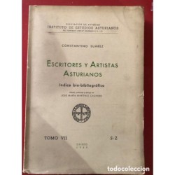 ASTURIAS-ESCRITORES Y ARTISTAS ASTURIANOS-TOMO VIII-AÑO 1959.