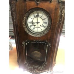 RELOJ DE PARED AIDA-SONERIA CUARTOS,MEDIAS Y HORAS-ESFERA DE PORCELANA.