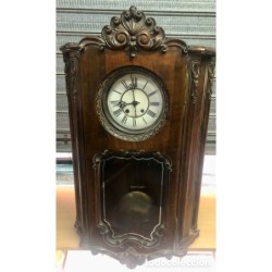RELOJ DE PARED AIDA-SONERIA CUARTOS,MEDIAS Y HORAS-ESFERA DE PORCELANA.