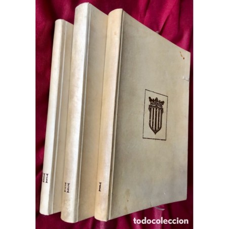 Llibre del repartiment de Valencia- 3 tomos-Año 1978