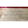 FERROCARRIL CENTRAL DE ARAGON- GUERRA CIVIL-BILLETES VENDIDOS EN LA ESTACION DE CAUDEL-AÑO 1937.