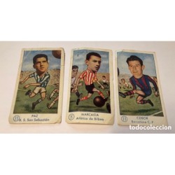 LOTE 3 CROMOS 1958-1959.GRAFICAS EXCELSIOR CABEZONES.