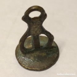 IMPERIO OTOMANO-SELLO PERSONALE PARA LACRE-ORIGINALE-TURKIA AÑOS 1800.