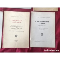 CENTRO DE CULTURA VALENCIANA- SEPARATA DE ANALES-COLECCION DE 8 FOLLETOS-AÑO 1952 A 1975.