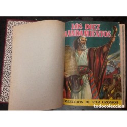 LOS 10 MANDAMIENTOS-ALBUM DE CROMOS COMPLETO-EDITORIAL BRUGUERA-AÑO 1959