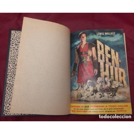 BEN-HUR.-ALBUM DE CROMOS COMPLETO-EDITORIAL BRUGUERA-AÑO 1960.