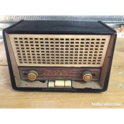 RADIO ANTIGUA BAQUELITA PHILIPS B2E92U-FUNCIONANDO.