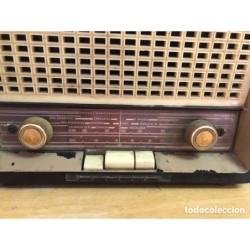RADIO ANTIGUA BAQUELITA PHILIPS B2E92U-FUNCIONANDO.