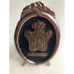 EL BONILLO-ALBACETE-MEDALLA ENMARCADA-ANTIGUA-MUY RARA.