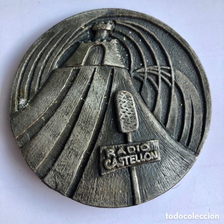 CASTELLON-RADIO SER-MEDALLA CONMEMORATIVA 50 ANIVERSARIO 1933-1983.