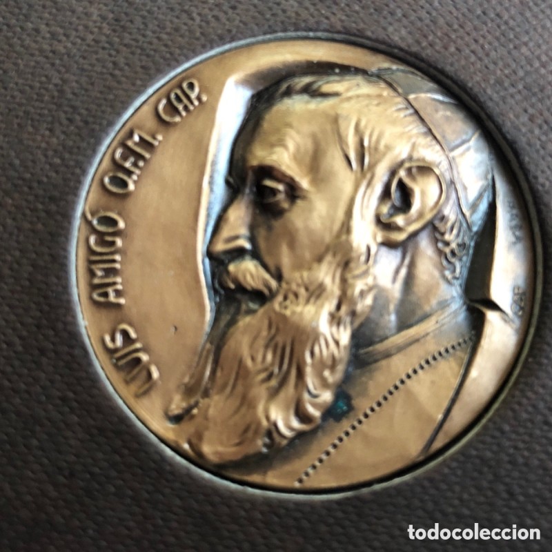 MEDALLA PADRE LUIS AMIGO- PRIMER CENTENARIO DE LA FUNDACION DE LOS TERCIARIOS CAPUCHINOS-AÑO 1989.