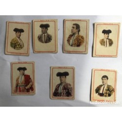 13 CROMOS FOTOTIPIAS DE CAJAS DE CERILLAS TOREROS -SERIE 12 FOSFORERA ESPAÑOLA TAURINO
