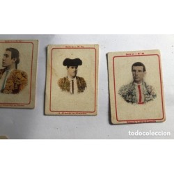 13 CROMOS FOTOTIPIAS DE CAJAS DE CERILLAS TOREROS -SERIE 12 FOSFORERA ESPAÑOLA TAURINO