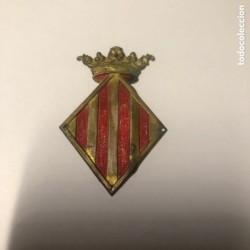 EMBLEMA DEL CUERPO DEL EJÉRCITO DEL TURIA. RARA.