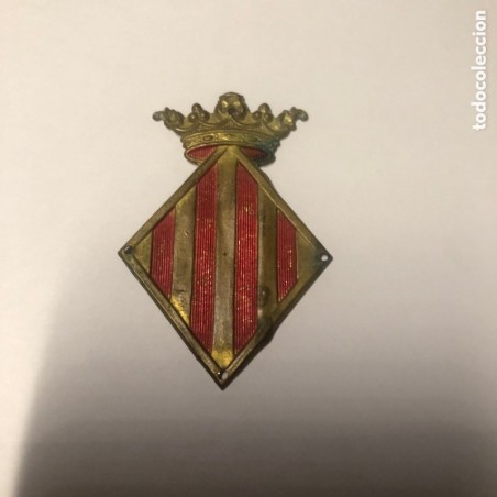 EMBLEMA DEL CUERPO DEL EJÉRCITO DEL TURIA. RARA.
